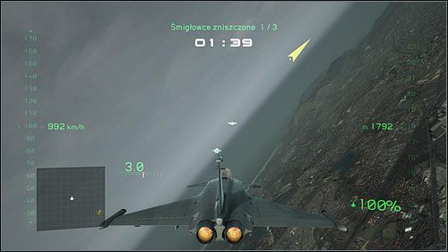 Ponownie na dopalaczu wróć do formacji samolotów AWACS, by móc wykryć konwój - Nie ma miejsca na błąd | Opis przejścia Tom Clancys HAWX 2 - Tom Clancys H.A.W.X. 2 - poradnik do gry