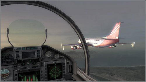 Po eksplozji samolotu, Twoja maszyna uległa przeciągnięciu i zaczęła spadać - Dzień treningu | Opis przejścia Tom Clancys HAWX 2 - Tom Clancys H.A.W.X. 2 - poradnik do gry