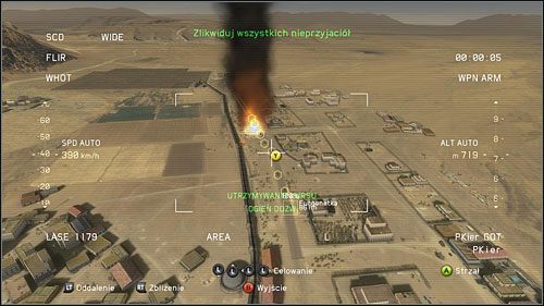 Po pozbyciu się wszystkich celów pojwi się rozkaz wzywający do powrotu do bazy Prince Faisal - Kontakt | Opis przejścia Tom Clancys HAWX 2 - Tom Clancys H.A.W.X. 2 - poradnik do gry