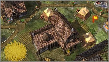 Po pewnym czasie okaże się, że Egipcjanie zaczną stawiać namioty na naszym terytorium, traktowane są one, jako przeszkoda terenowa i nic nie możemy z nimi zrobić - Misja 9- Woda życia | Opis przejścia | The Settlers Narodziny kultur - The Settlers: Narodziny kultur - poradnik do gry