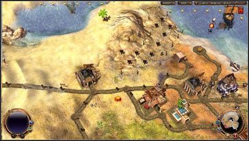 Druga droga jest trochę bardziej ryzykowna, jej początek stanowi ekspedycja [M06 punkt 3] znajdująca sie tuż przy naszej kwaterze głównej - Misja 6- Strzały potępienia | Opis przejścia | The Settlers Narodziny kultur - The Settlers: Narodziny kultur - poradnik do gry