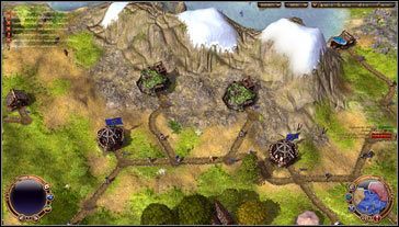 Działania wojenne, oprócz żołnierzy, kosztują spore ilości kamienia, jeżeli nam go zabraknie, możemy sięgnąć do podziemnych złóż granitu [M03 punkt 7] znajdujących się na wschód od miejsca, w którym zakończyła się pierwsza ekspedycja - Misja 3- Smacznego | Opis przejścia | The Settlers Narodziny kultur - The Settlers: Narodziny kultur - poradnik do gry