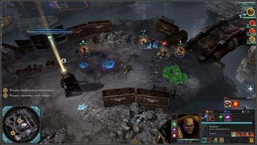 Naszym kolejnym celem stanie się przejęcie węzła zaopatrzenia [MD03 punkt 5] chronionego przez kilka oddziałów rozstawionych za barykadami - 3 - Meridian - Iglica Golghota - Misje opcjonalne - Warhammer 40,000: Dawn of War II - Retribution - poradnik do gry