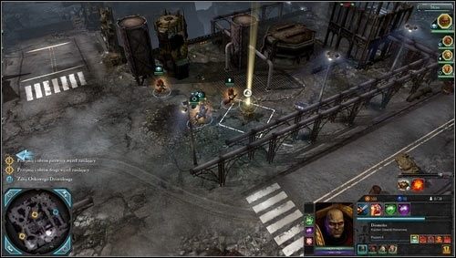 Misję rozpoczynamy na terenie opanowanym przez orki [MD03 punkt 1] z zadaniem głównym polegającym na przejęciu i późniejszej obronie dwóch węzłów zasilających oraz z zadaniem dodatkowym, którego celem jest zabicie orkowego dziwoląga - 3 - Meridian - Iglica Golghota - Misje opcjonalne - Warhammer 40,000: Dawn of War II - Retribution - poradnik do gry