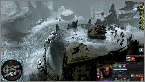 Po drodze natrafimy na kilka oddziałów lekkiej piechoty i wóz opancerzony broniący nadajnika teleportacyjnego [MD02 punkt 3], po jego przejęciu możemy udać się dalej otwartym szlakiem, jednak szybko znajdziemy się pod ostrzałem z wyrzutni rakiet Manticore [MD02 punkt 5] - 2 - Aurelia - Zakonna Forteca Selenon - Misje opcjonalne - Warhammer 40,000: Dawn of War II - Retribution - poradnik do gry