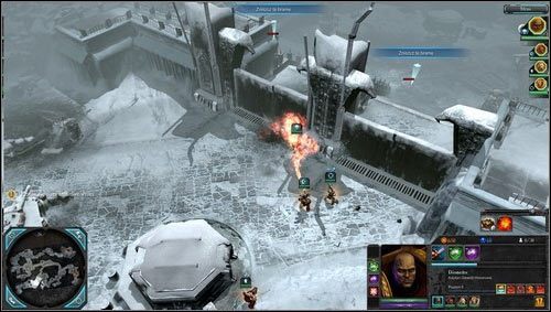 Misję rozpoczniemy od odparcia niewielkiego oddziału wroga [MD02 punkt 1], a naszym pierwszym zadaniem głównym jest przedarcie się przez wrota fortecy [MD02 punkt 2], po ich zniszczeniu naszym celem stanie się brama świątyni - 2 - Aurelia - Zakonna Forteca Selenon - Misje opcjonalne - Warhammer 40,000: Dawn of War II - Retribution - poradnik do gry