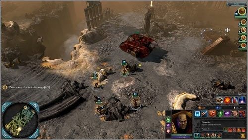 Nasz oddział wyląduje [M09 punkt 1] tuż koło celu pierwszego zadania głównego, którym jest przejęcie potężnej machiny wojennej [M09 punkt 2] - 9 - Cyrene - Bojowe Fortece - Misje główne - Warhammer 40,000: Dawn of War II - Retribution - poradnik do gry