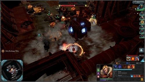 Naszym ostatnim zadaniem stanie się pokonanie szalonego Mek-a znajdującego się koło teleportarium [M08 punkt 10] - 8 - Sąd zgnilizny - Punkt Początkowy Primus - Misje główne - Warhammer 40,000: Dawn of War II - Retribution - poradnik do gry