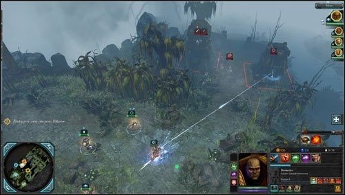 Po drodze do jednego z miejsc naszego zainteresowania znajdziemy węzeł zaopatrzenia [M06 punkt 3], po jego przejęciu udamy się zaspokoić naszą ciekawość i dowiemy się, że w pobliżu znajduje się rada proroków - 6 - Tajfun Primaris - Arena Tajfunu - Misje główne - Warhammer 40,000: Dawn of War II - Retribution - poradnik do gry