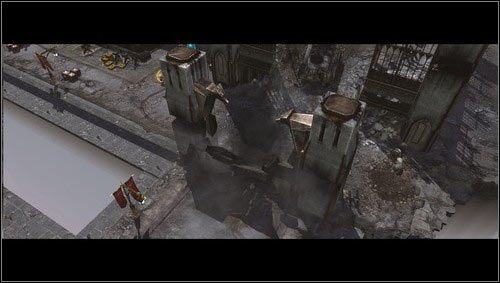 Od niego wyruszymy do węzła zaopatrzenia [M05 punkt 2] - 5 - Meridian - Stołeczne Ogrody - Misje główne - Warhammer 40,000: Dawn of War II - Retribution - poradnik do gry