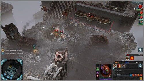 Spod zdobytego przyczółka ruszymy w stronę węzła zasilającego, po drodze do niego napotkamy na silny opór ze strony wroga, podda to testowi nasz przed misyjny dobór wojska, jest to o tyle ważne że na mapie nie znajdziemy zbyt wielu surowców na werbunek dodatkowych jednostek - 5 - Meridian - Stołeczne Ogrody - Misje główne - Warhammer 40,000: Dawn of War II - Retribution - poradnik do gry