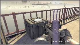 Po zniszczeniu ciężkiego sprzętu wroga zajmij się niedobitkami, a potem skieruj się w stronę ciężarówki wojskowej [1] stojącej po drugiej stronie drogi - Misja 7 - Most Golden Gate (2) | Opis przejścia Homefront - Homefront - poradnik do gry