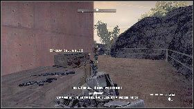 Następnie dołącz do Connora z prawej i wejdź po drabinie [1] na górę - Misja 7 - Most Golden Gate (1) | Opis przejścia Homefront - Homefront - poradnik do gry