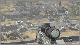 Po wejściu na górę zabij ostatniego rywala [1] i wejdź na wieżę kościelną, skąd będziesz miał bardzo dobry widok na wrogą bazę [2] - Misja 5 - Strategiczny region (2) | Opis przejścia Homefront - Homefront - poradnik do gry