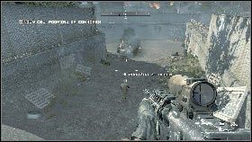 Idź wzdłuż ulicy [1], aż dotrzesz do kanału [2] - Misja 4 - Mur (1) | Opis przejścia Homefront - Homefront - poradnik do gry