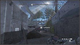 Wychyl się zza narożnika z prawej i rzuć granat w czuły punkt pierwszej wieżyczki strażniczej [1] - Misja 2 - Wolność (2) | Opis przejścia Homefront - Homefront - poradnik do gry