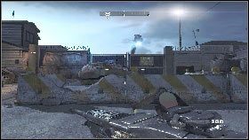 Posuwaj się do przodu ukrywając się za osłonami i eliminując kolejnych żołnierzy [1] - Misja 2 - Wolność (2) | Opis przejścia Homefront - Homefront - poradnik do gry