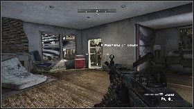 A w lewym rogu następnego pomieszczenia znajdziesz kolejny wycinek informacyjny #10 [1] - Misja 1 - Pretekst do wojny (2) | Opis przejścia Homefront - Homefront - poradnik do gry