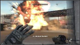 Na środku przy wyjściu leży kilka granatów - Misja 1 - Pretekst do wojny (1) | Opis przejścia Homefront - Homefront - poradnik do gry