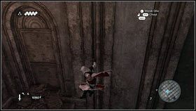 Skacząc z jednego na drugi dotrzesz na wysoki fragment ruin - Odzyskana sekwencja - Zaginięcie Leonarda (6) | DLC Assassins Creed Brotherhood - Assassins Creed: Brotherhood - poradnik do gry