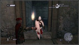 Nowo otwarte przejście [1] zaprowadzi cię do kolejnego olbrzymiego pomieszczenia [2] - Odzyskana sekwencja - Zaginięcie Leonarda (6) | DLC Assassins Creed Brotherhood - Assassins Creed: Brotherhood - poradnik do gry