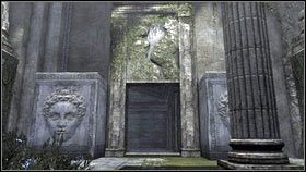 Idąc po kamienny słupach stojących przy ścianie po lewej dojdziesz do ostatniej dźwigni [1] - Odzyskana sekwencja - Zaginięcie Leonarda (5) | DLC Assassins Creed Brotherhood - Assassins Creed: Brotherhood - poradnik do gry