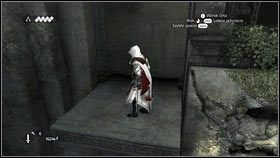 Wykonując skok do tyłu wylądujesz na jednym z filarów [1] - Odzyskana sekwencja - Zaginięcie Leonarda (5) | DLC Assassins Creed Brotherhood - Assassins Creed: Brotherhood - poradnik do gry