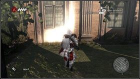 Przejdź nad ich głowami po zarośniętych rusztowaniach - Odzyskana sekwencja - Zaginięcie Leonarda (2) | DLC Assassins Creed Brotherhood - Assassins Creed: Brotherhood - poradnik do gry