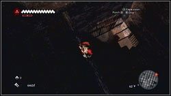Zaraz po rozpoczęciu misji wdrap się na wschodnią ścianę pomieszczenia - Opis szczegółowy (5) | Flagi Borgii w Assassins Creed Brotherhood - Assassins Creed: Brotherhood - poradnik do gry