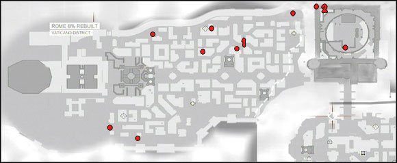 1 - Mapy Skarbów w Assassins Creed Brotherhood | Skarby i zadania sklepikarzy - Assassins Creed: Brotherhood - poradnik do gry