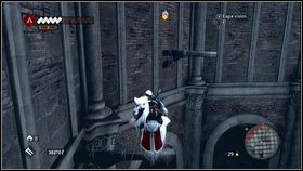 Goniąc go, dotrzesz do komnaty, w której duchowny skorzysta z windy - Legowiska Romulusa (6) | Zadania poboczne Assassins Creed Brotherhood - Assassins Creed: Brotherhood - poradnik do gry