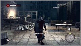 Znajdziesz się w ten sposób w kolejnym małym labiryncie - Legowiska Romulusa (3) | Zadania poboczne Assassins Creed Brotherhood - Assassins Creed: Brotherhood - poradnik do gry