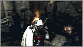 Spadający żyrandol przewróci krzyż, który spadnie na świetliste wrota [1] - Legowiska Romulusa (2) | Zadania poboczne Assassins Creed Brotherhood - Assassins Creed: Brotherhood - poradnik do gry