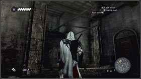 W środku idź cały czas prosto, trzymając się prawej strony pomieszczenia [1] - Legowiska Romulusa (1) | Zadania poboczne Assassins Creed Brotherhood - Assassins Creed: Brotherhood - poradnik do gry