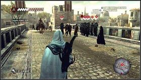 Ikona wskazująca to zadanie na mapie, jest niestety przykryta przez symbol schronienia Ezio, więc żeby ja zobaczyć, użyj mocnego zooma [1] - Kontrakty asasynów (2) | Zadania poboczne Assassins Creed Brotherhood - Assassins Creed: Brotherhood - poradnik do gry