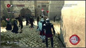 Druga ofiara to pikinier, patrolujący teren niedaleko ogrodzenia [1] - Kontrakty asasynów (2) | Zadania poboczne Assassins Creed Brotherhood - Assassins Creed: Brotherhood - poradnik do gry