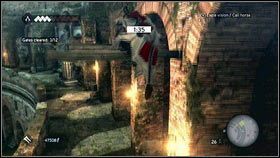 Kolejna część etapu znajduje się na ruinach po lewej [1] - Zadania złodziejów (1) | Zadania poboczne Assassins Creed Brotherhood - Assassins Creed: Brotherhood - poradnik do gry
