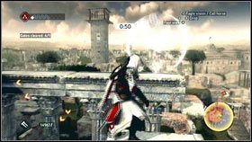 Ta misja polega na jak najszybszym przebiegnięciu trasy wyznaczonej przez złodzieja [1] - Zadania złodziejów (1) | Zadania poboczne Assassins Creed Brotherhood - Assassins Creed: Brotherhood - poradnik do gry