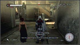 Kurtyzana poprosi cię o zabicie trzech ambasadorów, z którymi ma się spotkać [1] - Zadania kurtyzan (2) | Zadania poboczne Assassins Creed Brotherhood - Assassins Creed: Brotherhood - poradnik do gry