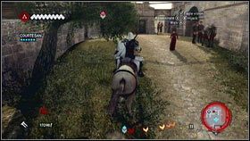 Po rozmowie z kurtyzaną wskocz na konia i jedź za kobietą [1] - Zadania kurtyzan (1) | Zadania poboczne Assassins Creed Brotherhood - Assassins Creed: Brotherhood - poradnik do gry