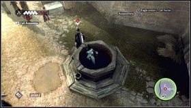 Na początku zejdź z dachu na ulicę i zajdź swoją ofiarę od tyłu [1] - Zadania kurtyzan (1) | Zadania poboczne Assassins Creed Brotherhood - Assassins Creed: Brotherhood - poradnik do gry