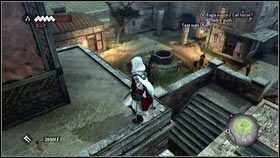 Po rozmowie z kurtyzaną, udaj się do zaznaczonej na zielono strefy i użyj Wzroku Orła [1] - Zadania kurtyzan (1) | Zadania poboczne Assassins Creed Brotherhood - Assassins Creed: Brotherhood - poradnik do gry