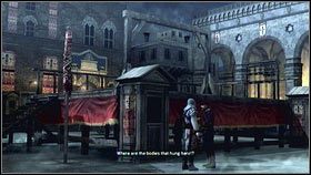 Druga misja rozpoczniesz od eskortowania Cristine do zaznaczonego na mapie miejsca - Zadania Cristine | Zadania poboczne Assassins Creed Brotherhood - Assassins Creed: Brotherhood - poradnik do gry