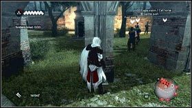 Najlepszym sposobem na dokonanie egzekucji pozostając w ukryciu, je skorzystanie z pomocy najemników oraz innych zabójców - Sekwencja 6 - Baron De Valois (1) | Opis przejścia w AC Brotherhood - Assassins Creed: Brotherhood - poradnik do gry