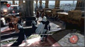 Powinieneś stamtąd zauważyć grupkę kurtyzan [1] - Sekwencja 5 - Bankier (2) | Opis przejścia w Assassins Creed Brotherhood - Assassins Creed: Brotherhood - poradnik do gry