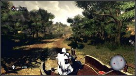 Ostatnia część etapu polega na strzelaniu z karabinu w uczestników pościgu - Sekwencja 4 - Kryjówka Złodziei (5) | Opis przejścia w AC Brotherhood - Assassins Creed: Brotherhood - poradnik do gry