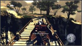 Gdy unikniesz dwóch takich pułapek, rozpocznie się kolejny filmik [1] - Sekwencja 4 - Kryjówka Złodziei (5) | Opis przejścia w AC Brotherhood - Assassins Creed: Brotherhood - poradnik do gry