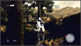 Po krótkiej cut-scence znajdziesz się na grzbiecie konia [1] - Sekwencja 4 - Kryjówka Złodziei (5) | Opis przejścia w AC Brotherhood - Assassins Creed: Brotherhood - poradnik do gry