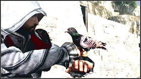 Zabiwszy oddział straży, udaj się do zaznaczonego na mapie gołębnika [1] i wyślij list [2] - Sekwencja 4 - Kryjówka Złodziei (4) | Opis przejścia AC Brotherhood - Assassins Creed: Brotherhood - poradnik do gry