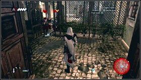 Po walce chwyć Lukrecję (SHIFT) [1], a następnie udaj się w kierunku celi Catariny - Sekwencja 4 - Kryjówka Złodziei (2) | Opis przejścia AC Brotherhood - Assassins Creed: Brotherhood - poradnik do gry